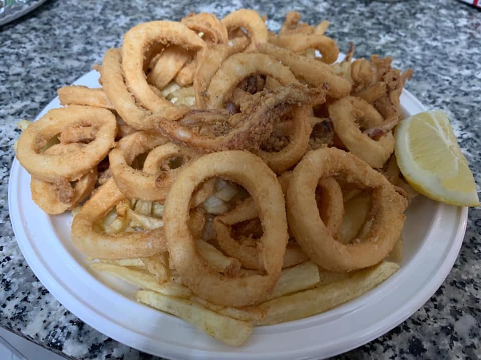 Calamares con limón