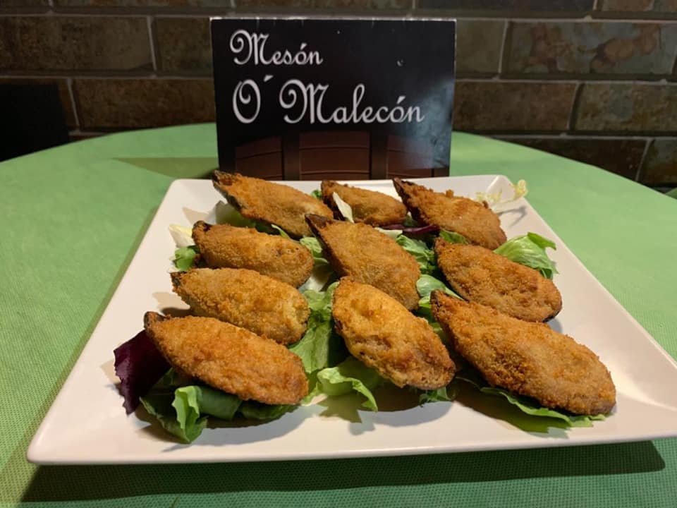 Mejillones rebozados